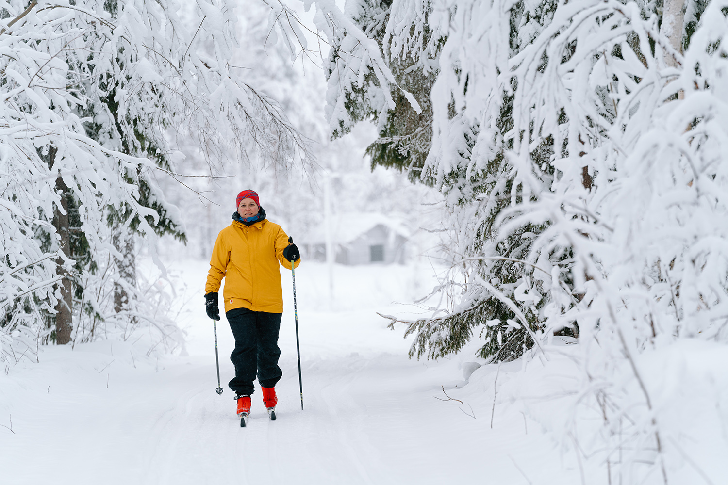 Local residents work together to maintain excellent snowmobile and cross-country ski trails in and around the village during winter.